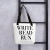 [W.R.R] Tote: Write. Read. Run. Tote bag